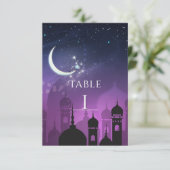 Arabische Nacht Marokkaans Tafelnummer Midden-Oost (Staand voorkant)