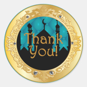 Arabische Nacht Partij, dank u Stickers