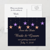 Arabische Nacht sparen het Briefkaart van de Datum (Voorkant / Achterkant)