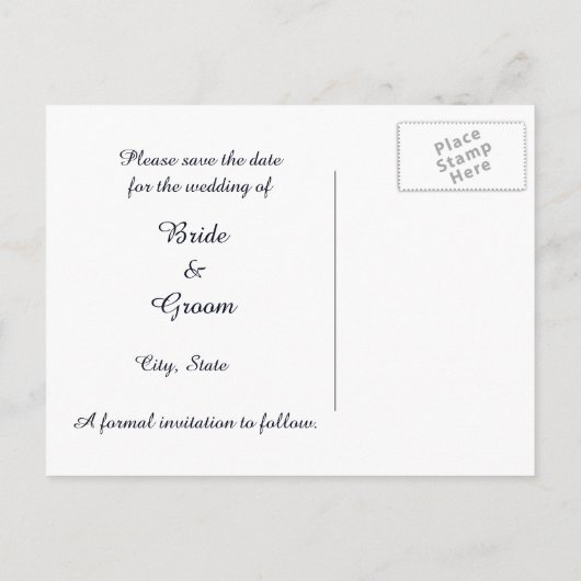 Arabische Nacht sparen het Briefkaart van de Datum (Achterkant)