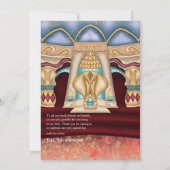 Arabische Nacht Thaise Partij Bedankkaart (Achterkant)