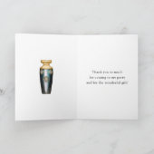 Arabische Nacht Thaise Partij Bedankkaart (Binnen)