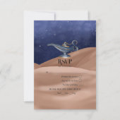 Arabische Nacht Thaise Partij RSVP Kaartje (Voorkant)