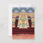 Arabische Nacht Thaise Partij RSVP Kaartje (Achterkant)