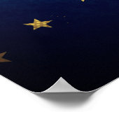 Arabische nachten Baby shower gepersonaliseerd Poster (Hoek)