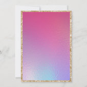 Arabische nachten goud en roze Aladdin sprookje Kaart (Achterkant)