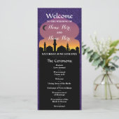 Arabische Nachten Huwelijksprogramma Programma Programmakaart (Staand voorkant)