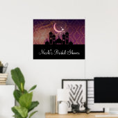 Arabische Nachten Marokkaans Midden-Oosten Feest Poster (Thuiskantoor)