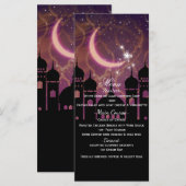 Arabische Nachten Marokkaans Midden-Oosten Feestme Menu (Voorkant / Achterkant)