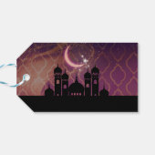 Arabische nachten Marokkaanse Midden-Oosterse part Cadeaulabel (Achterkant Horizontaal)
