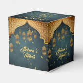 Arabische nachten Mehndi Henna viering Bedankdoosjes (Achterkant)