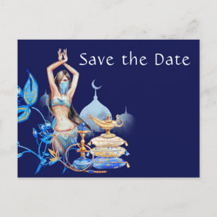 Arabische Nachten Save The Date-ansichtkaarten Aankondigingskaart
