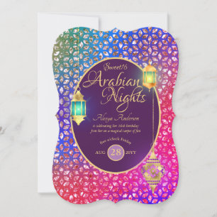 Arabische Nachten Sweet 16 Quinceanera FEEST op EL Kaart