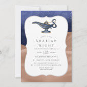 Arabische Nachten Thema Feest Kaart (Voorkant)