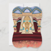 Arabische nachten themafeest kaart (Achterkant)