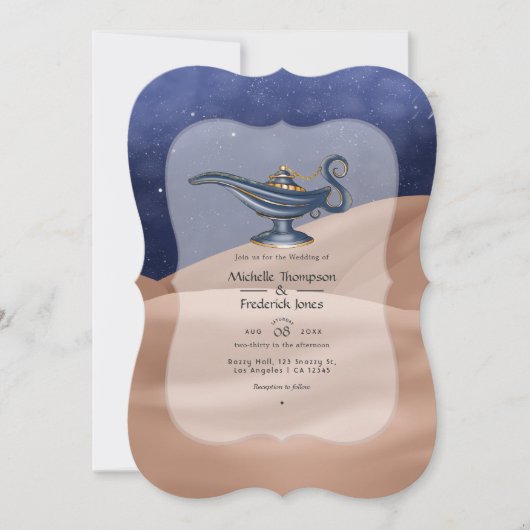 Arabische Nachten Themareceptie Kaart (Voorkant)