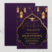 Arabische Nachten Uitnodiging (Voorkant / Achterkant)