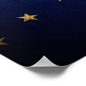 Arabische nachten Vrijgezellenfeest gepersonalisee Poster (Hoek)