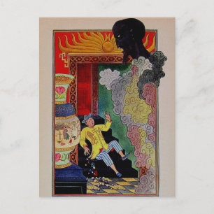  Arabische Nights Aladdin en het genie Briefkaart