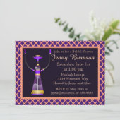 Arabische Nights Hookah Bridal Shower Kaart (Staand voorkant)