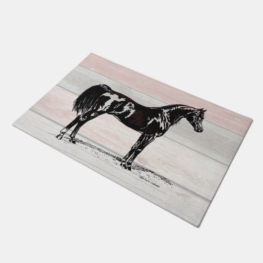 Arabische Paard Deur Mat (Schuin)