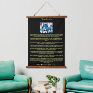 Arabische paard gieten een warme gouden gloed hangend wandkleed