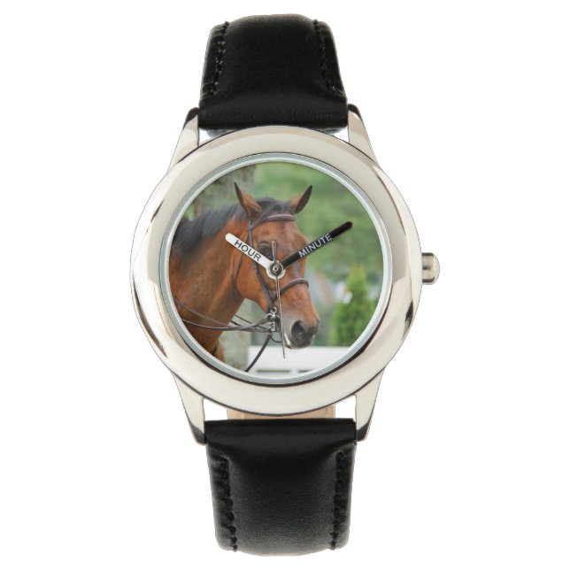 Arabische Paard Horloge (Voorkant)