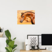 Arabische paard poster (Thuiskantoor)