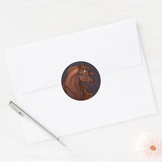Arabische Paard sticker (Envelop)