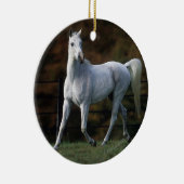 Arabische paarden aan het rijden 1 keramisch ornament (Rechts)