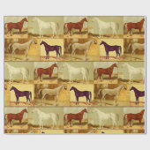  Arabische paarden - collage Cadeaupapier (Vlak)