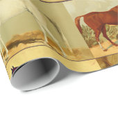  Arabische paarden - collage Cadeaupapier (Rol Hoek)