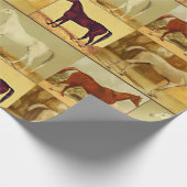  Arabische paarden - collage Cadeaupapier (Hoek)