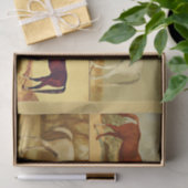 Arabische paarden - collage Tissuepapier (Geschenk)