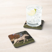 Arabische paarden: herfst. 2 onderzetter (Rechterzijde)