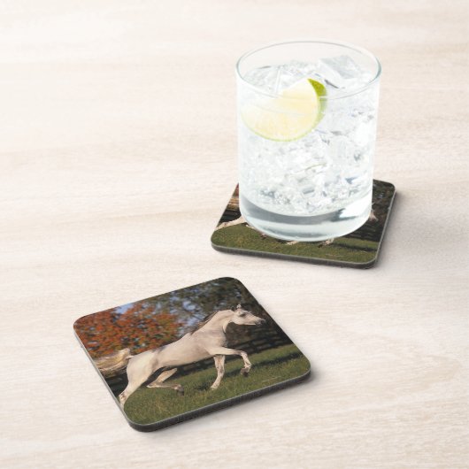 Arabische paarden: herfst. 2 onderzetter (Rechterzijde)