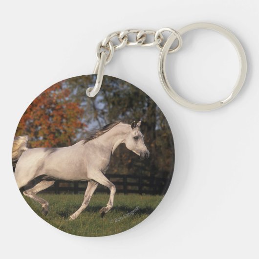 Arabische paarden: herfst. 2 sleutelhanger (Achterkant)