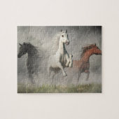 Arabische paarden legpuzzel (Horizontaal)