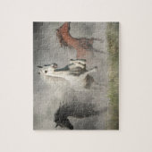 Arabische paarden legpuzzel (Verticaal)