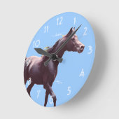 Arabische paardenmuur ronde klok (Hoek)