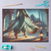 Arabische Paleis Vrouw Decoupage Papier – Midden-O (Craft)
