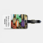 Arabische Petten op de markt Bagagelabel (Achterkant horizontaal)