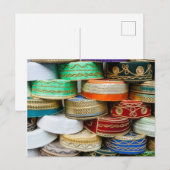 Arabische petten op de markt briefkaart (Voorkant / Achterkant)
