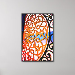 Arabische poort canvas afdruk