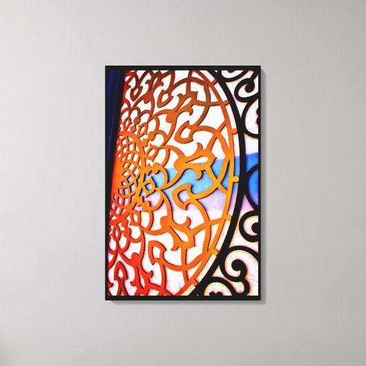 Arabische poort canvas afdruk (Voorkant)