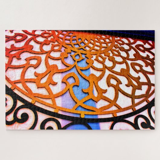 Arabische poort legpuzzel (Horizontaal)