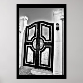 Arabische poort poster