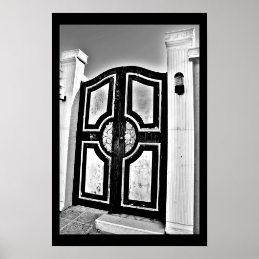 Arabische poort poster (Voorkant)