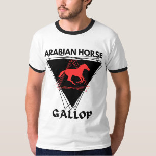 Arabische Racing Paard Hengst Paardensport Jockey T-shirt