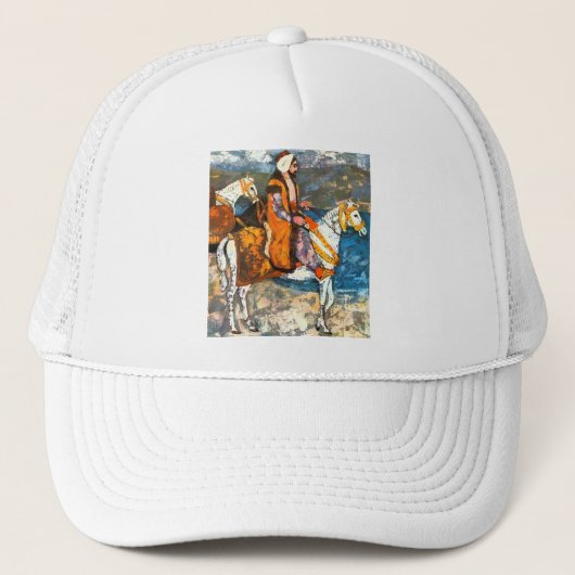Arabische ruiter trucker pet (Voorkant)